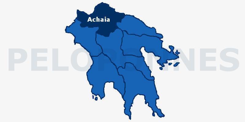 Die Region Achaia auf der Peloponnes-Halbinsel
