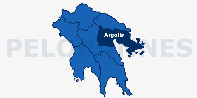 Die Region Argolis auf der Peloponnes-Halbinsel