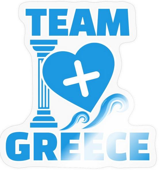 Team Greece Aufkleber