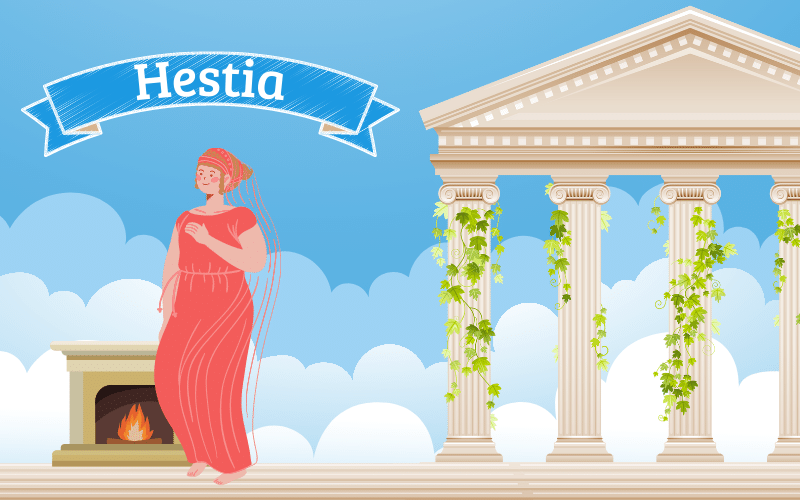 Hestia - Griechische Göttin des heiligen Herdfeuers