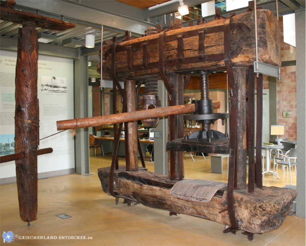 Das Olivenmuseum in Sparta auf dem Peloponnes