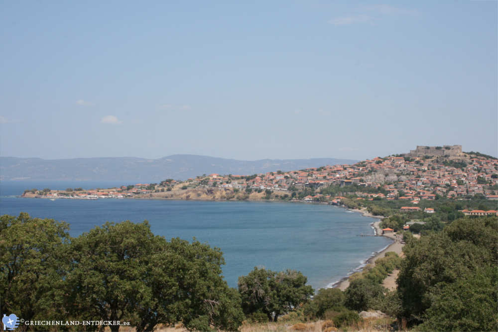 burg mithymna molivos insel lesbos