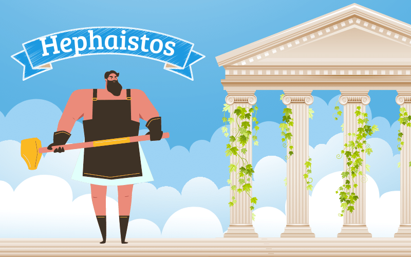Hephaistos - Der Schmiedegott in der Antiken Kunst.