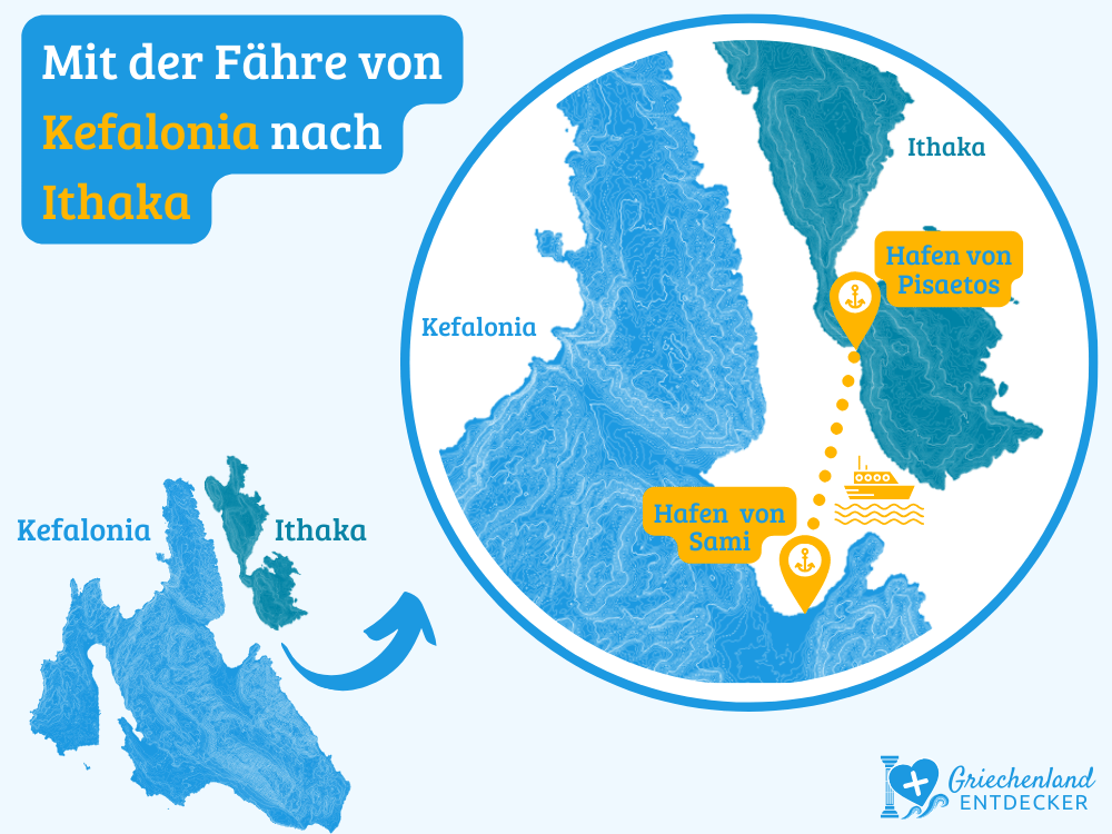 faehre von sami kefalonia nach pisaetos ithaka
