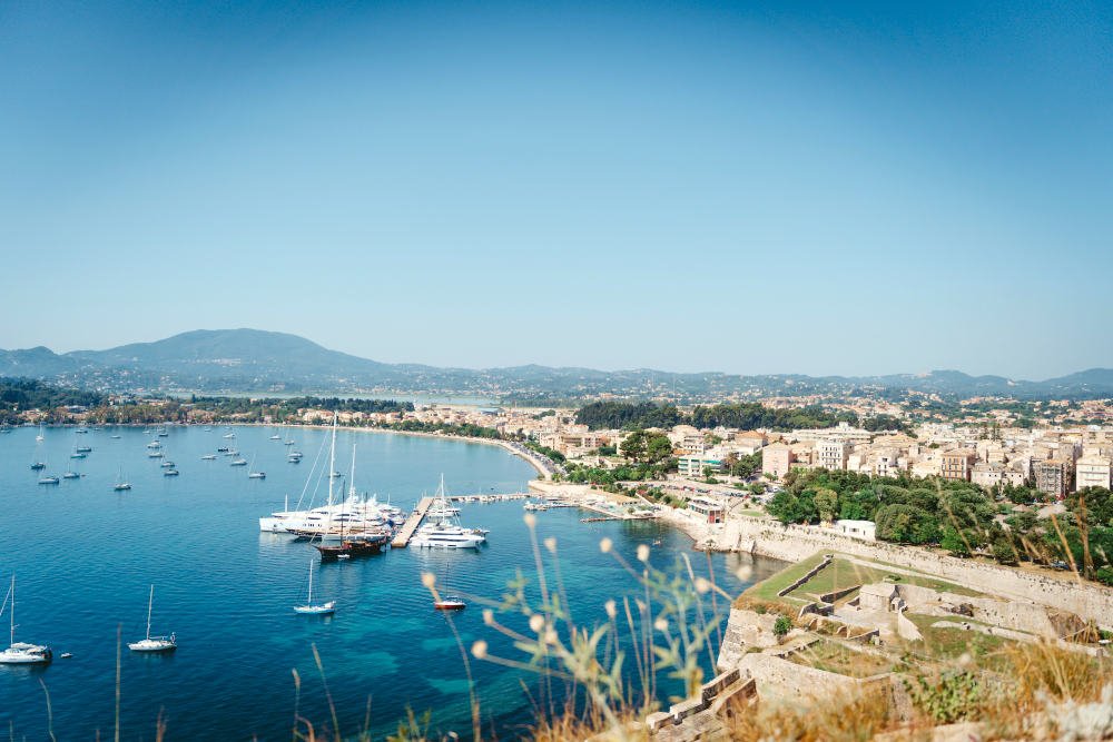 korfu stadt alte festung