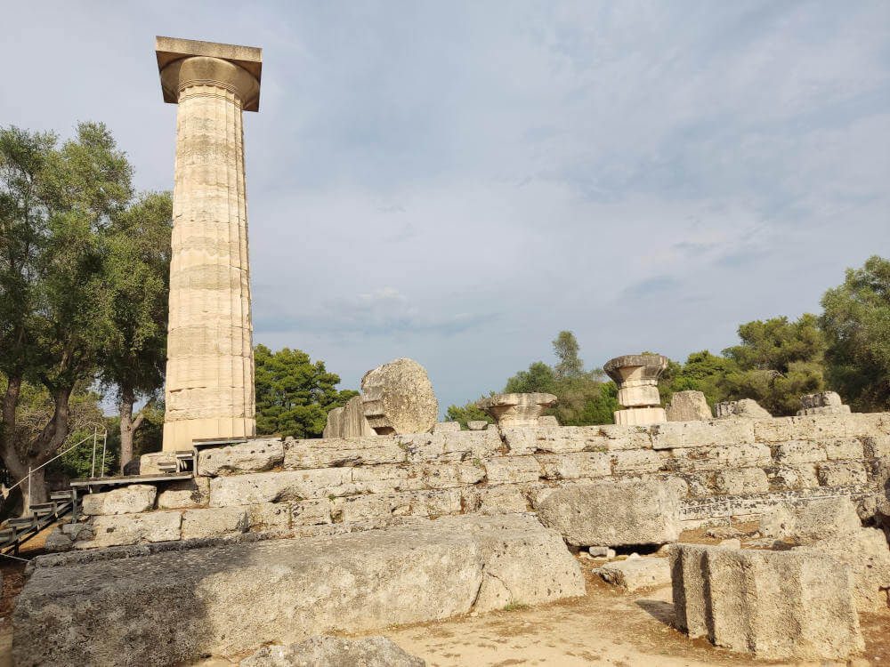 Überreste des Zeus-Tempels