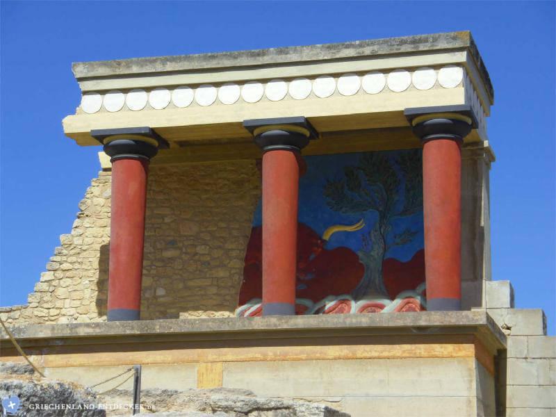 Teile des minoischen Palastes auf Knossos Teile des minoischen Palastes auf Knossos