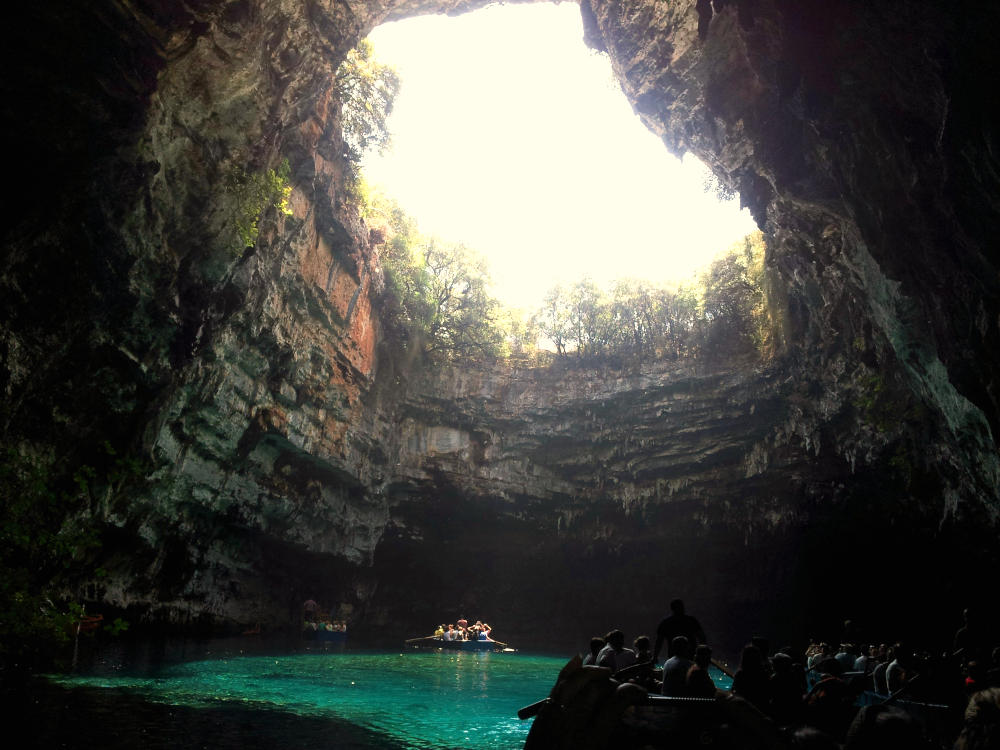 melissani hoehlensee kefalonia